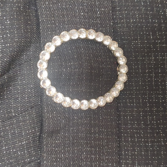 Sz 6 Dressbarn Black Dress with Silver Detail - Picture 4 of 8